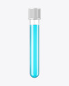 Test-Tube with Colored Liquid Mockup