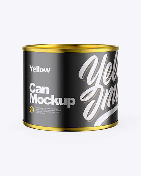 Metallic Can Mockup