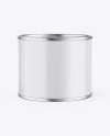 Metallic Can w/ Glossy Finish Mockup