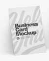 Three Paper Business Cards Mockup