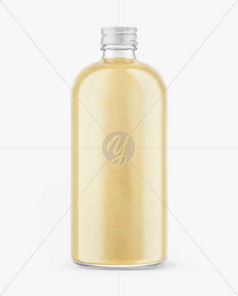 Banana Smoothie Bottle Mockup