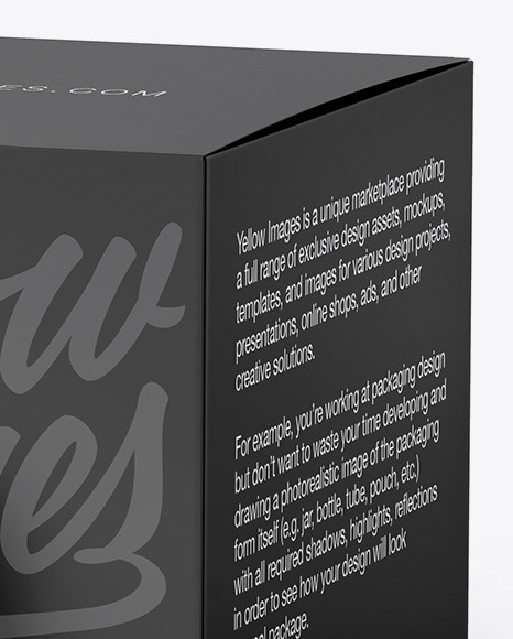 Paper Box W/ Coffee Capsules Mockup