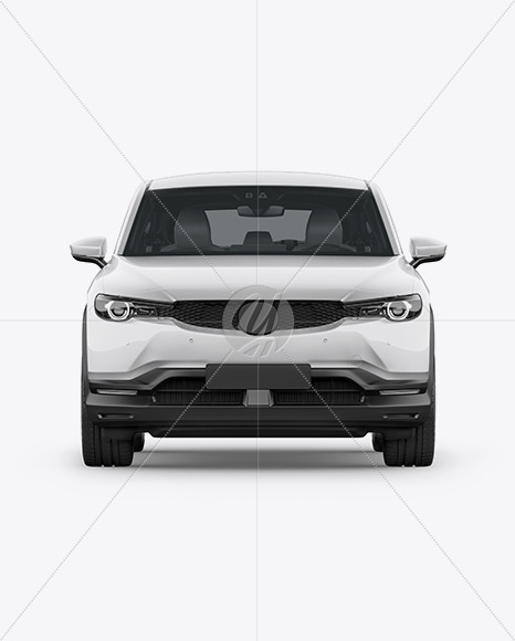 Compact Crossover SUV Mockup - Font View