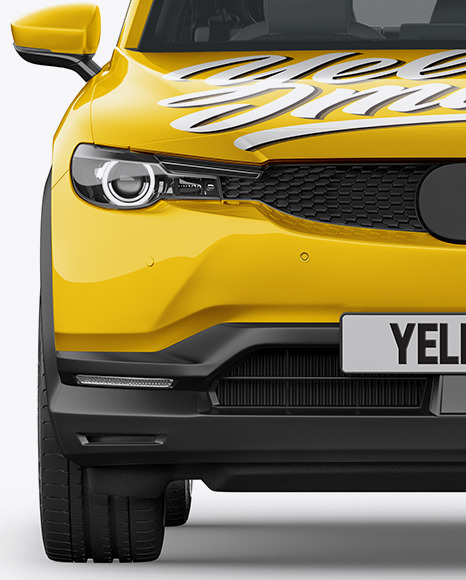 Compact Crossover SUV Mockup - Font View