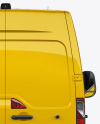 Panel Van Mockup - Back View