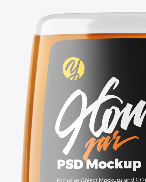 Honey Bottle Mockup