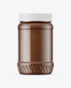 Dark Chocolate Spread Jar Mockup