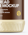 White Chocolate Spread Jar Mockup