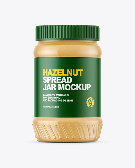 Hazelnut Spread Jar Mockup