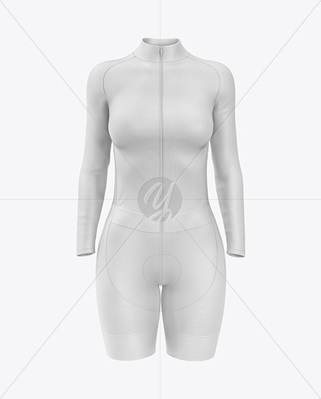 Women&#039;s Cycling Suit Mockup