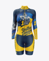 Women's Cycling Suit Mockup