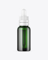 Green Glass Dropper Bottle