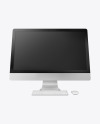 iMac Pro Keyboard and Mouse Mockup - Front View