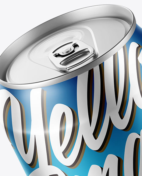 Matte Can Mockup Matte Can Mockup