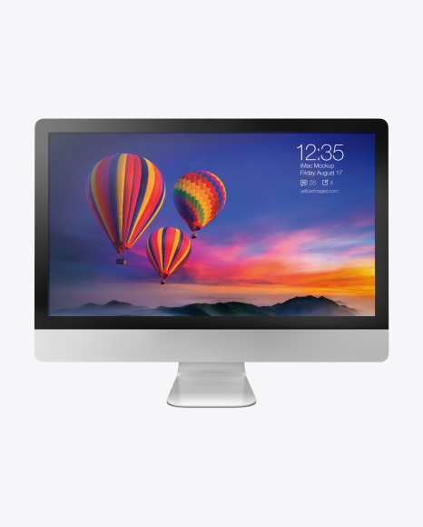 27&#034; iMac Pro Mockup - Front View