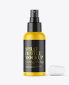 Matte Spray Bottle Mockup Matte Spray Bottle Mockup