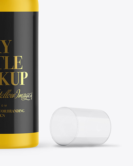 Matte Spray Bottle Mockup Matte Spray Bottle Mockup