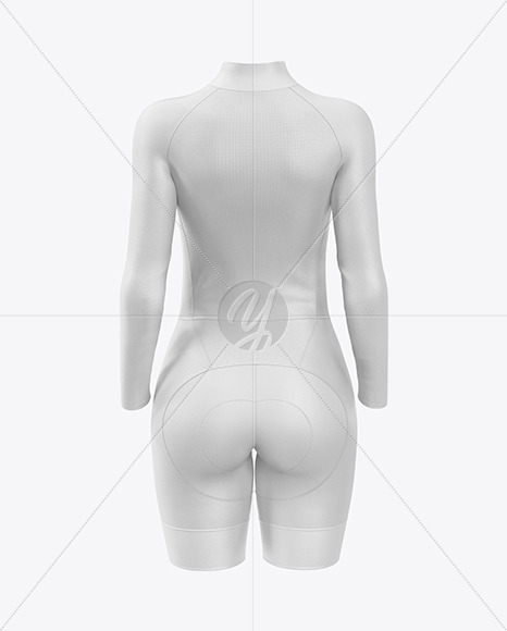 Women's Cycling Suit Mockup