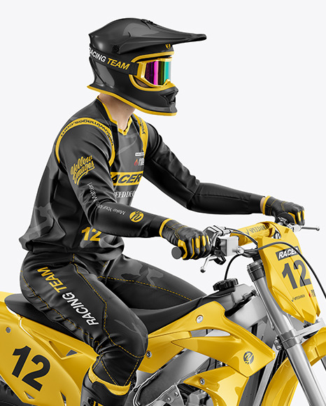 Motocross Racing Kit Mockup