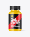 Matte Pills Bottle Mockup