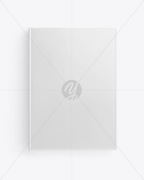 Hardcover Book w/ Glossy Cover Mockup