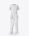 Working Overalls Mockup – Front View