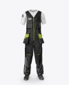 Working Overalls Mockup – Front View