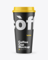 Matte Coffee Cup Mockup