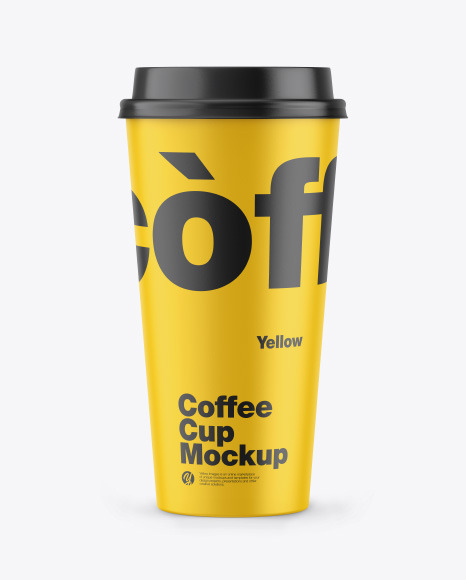 Matte Coffee Cup Mockup - Coffee cup mockup