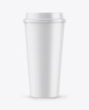 Matte Coffee Cup Mockup