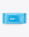 Wet Wipes Pack Mockup - Top View