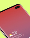 Nacre Samsung Galaxy S10 Mockup