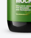 50ml Amber Glass Bottle Mockup 50ml Amber Glass Bottle Mockup