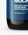 50ml Amber Glass Bottle Mockup 50ml Amber Glass Bottle Mockup