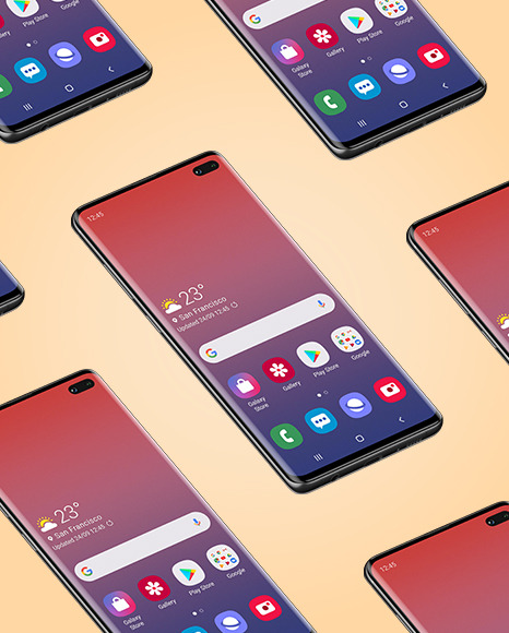 Onyx Samsung Galaxy S10 Mockup