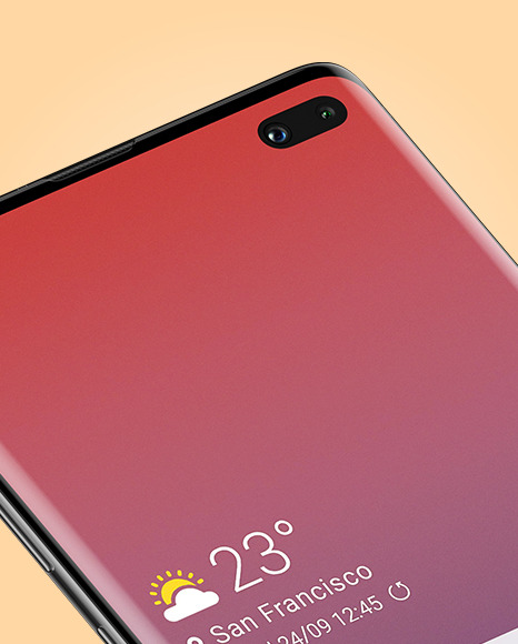 Onyx Samsung Galaxy S10 Mockup