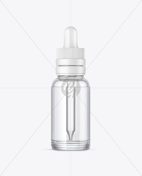 Clear Glass Dropper Bottle