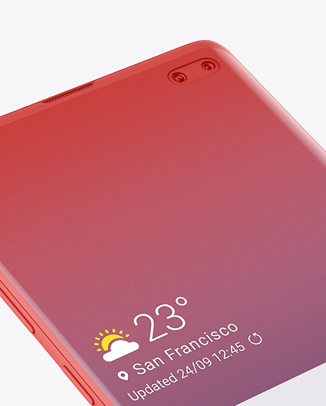 Clay Samsung Galaxy S10 Mockup