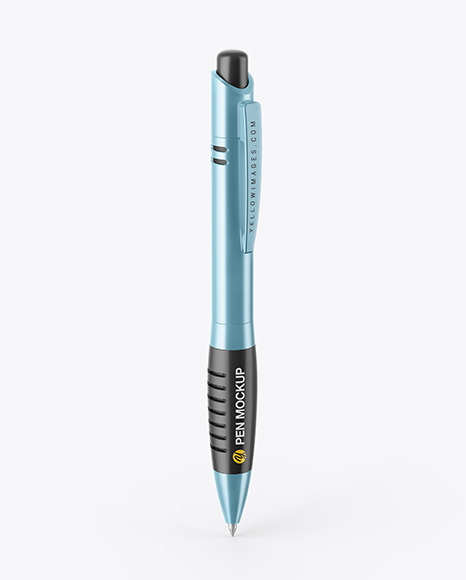 Metallic Pen Mockup