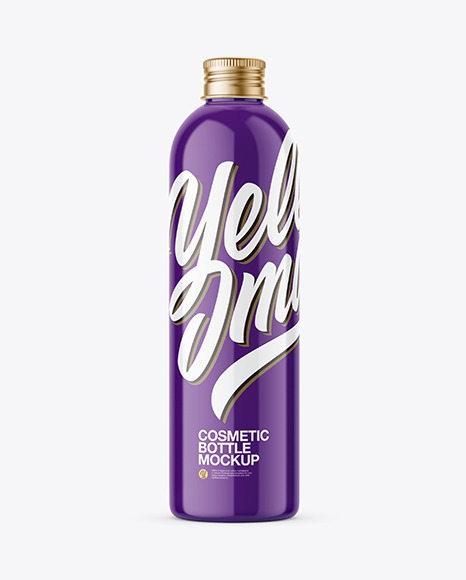 Plastic Cosmetic Bottle Mockup - Bottle mockup