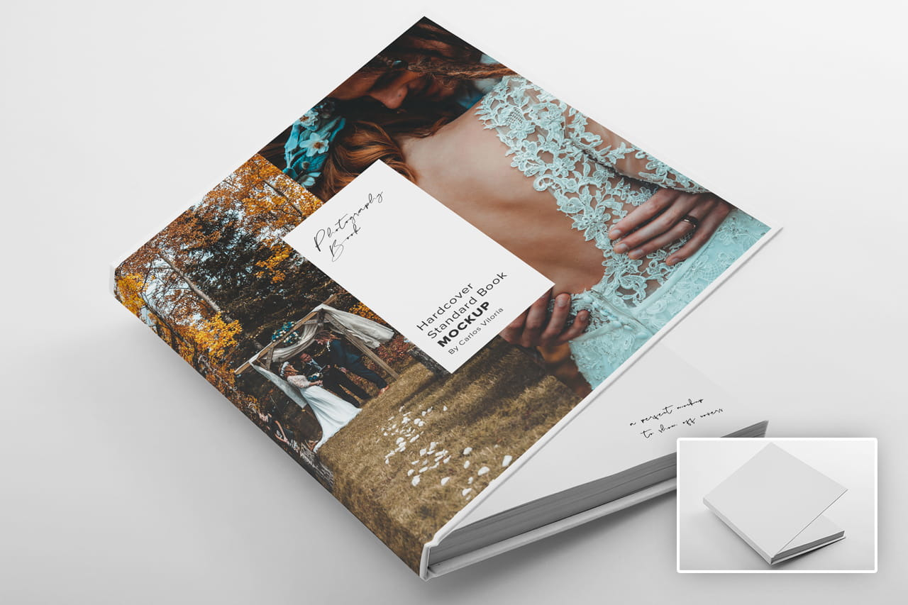 Hardcover Photo Book Mockup 01