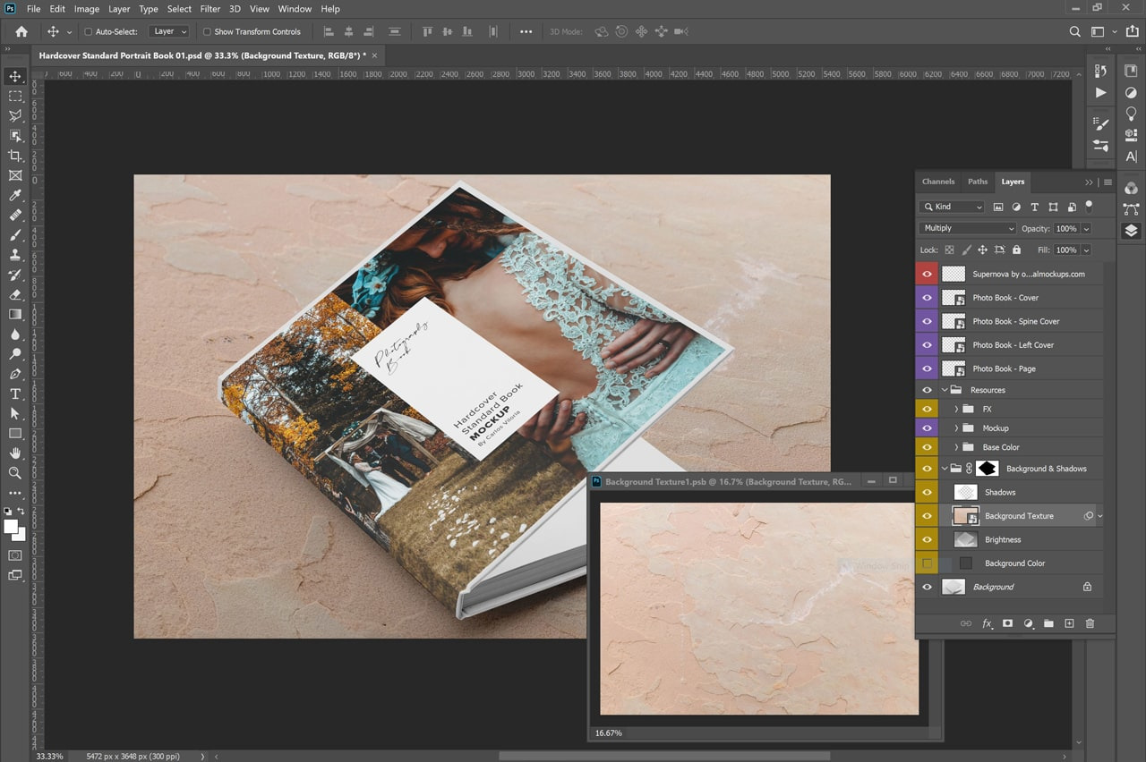 Hardcover Photo Book Mockup 01