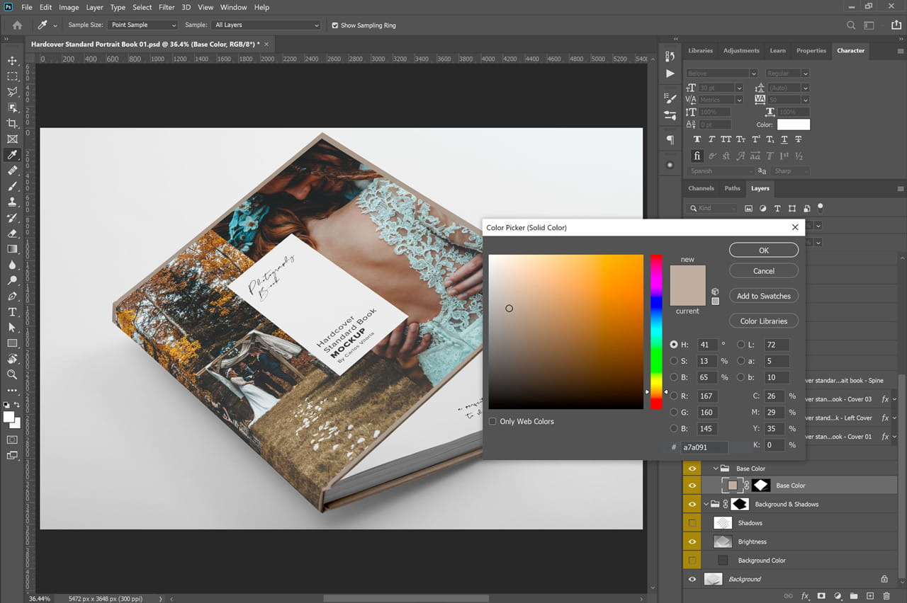 Hardcover Photo Book Mockup 01