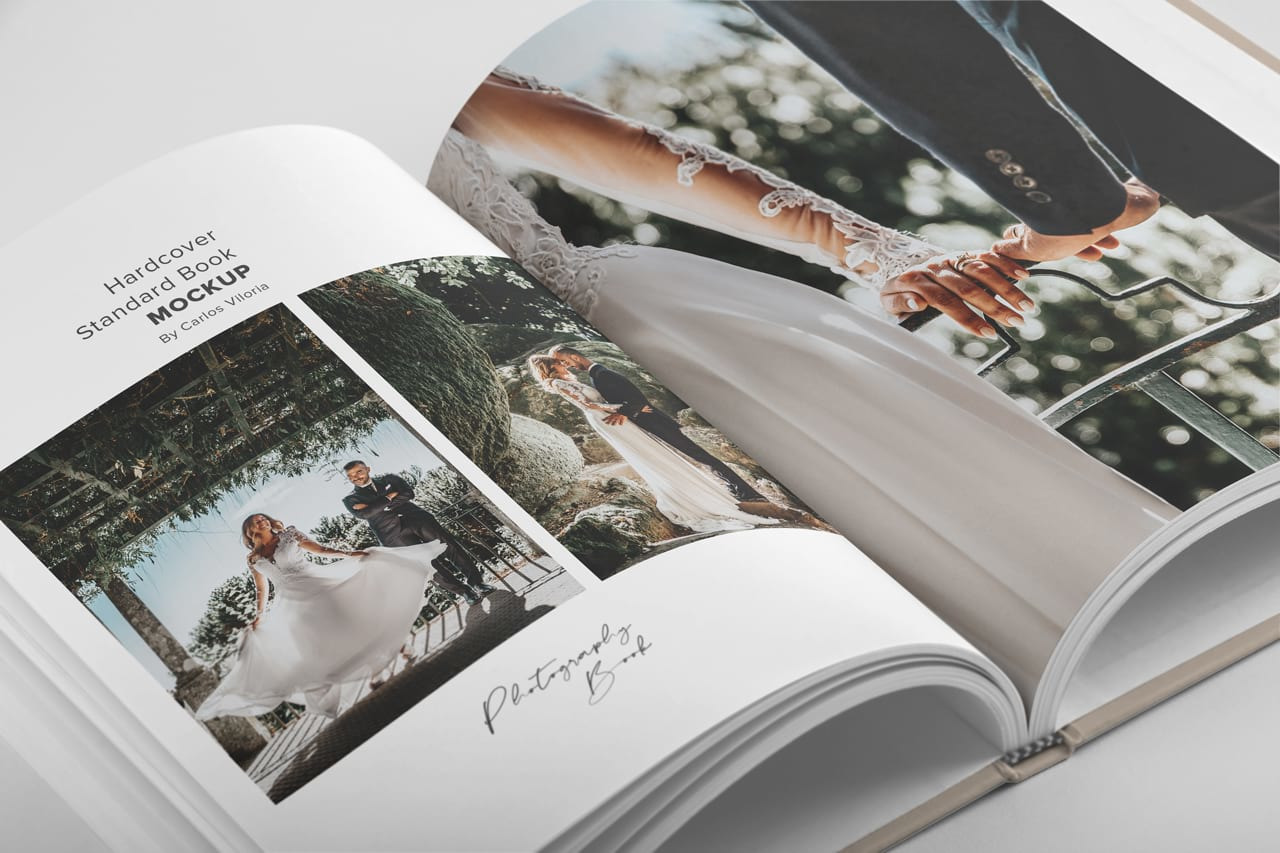 Hardcover Photo Book Mockup 03