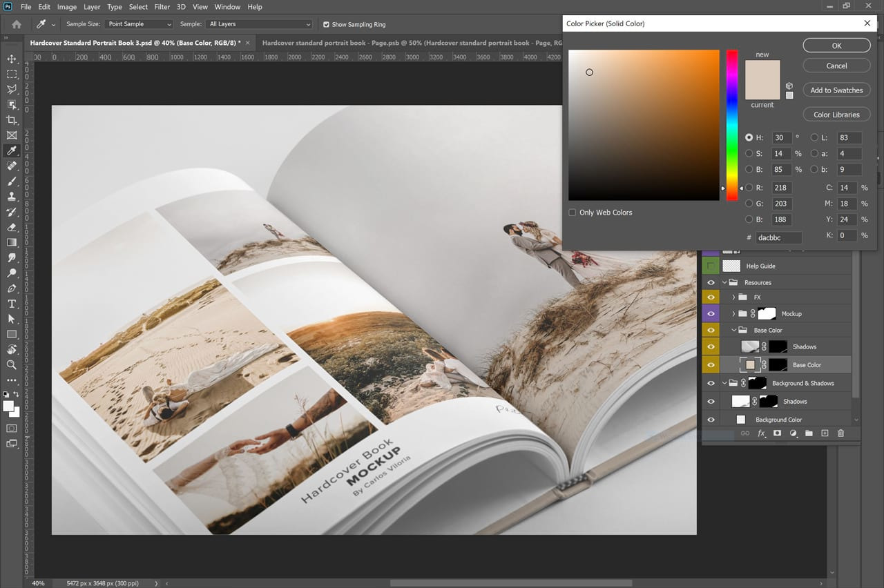 Hardcover Photo Book Mockup 03 Hardcover Photo Book Mockup 03