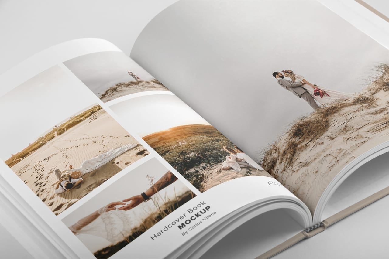 Hardcover Photo Book Mockup 03 Hardcover Photo Book Mockup 03