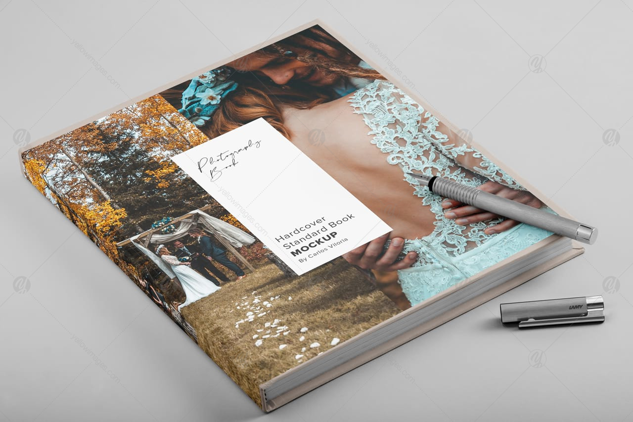 Hardcover Photo Book Mockup 02