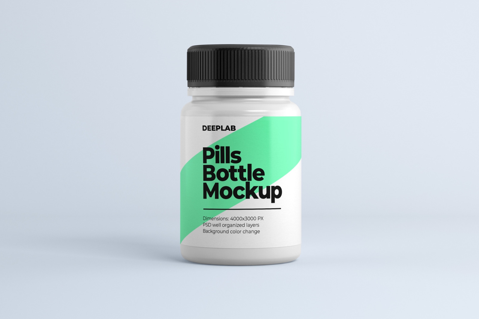 Pill bottle premium mockup set