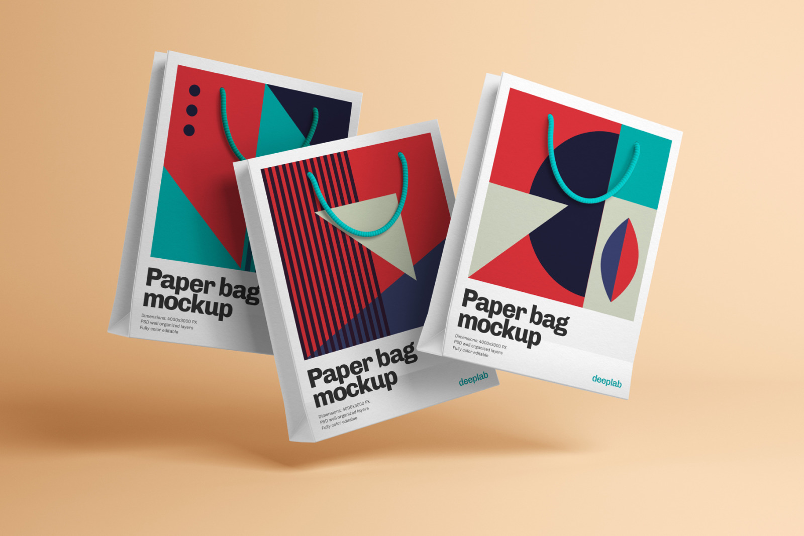 Paper Bag Mockup - 10 Sets Paper Bag Mockup - 10 Sets