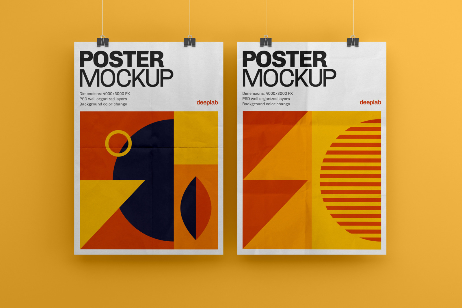 Poster Mockup Set Poster Mockup Set